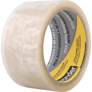 Fita Adesiva Transparente 48 Mm x 50 Metros vonder