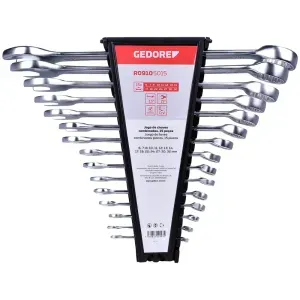 Jogo De Chaves Combinadas 6 a 32mm Gedore Red - 15 Peças