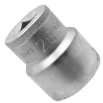 Soquete Estriado 28mm Encaixe 1/2" Gedore