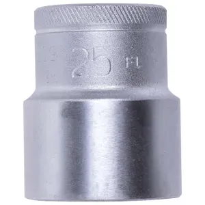 soquete estriado 25 mm encaixe 1/2 gedore 015121
