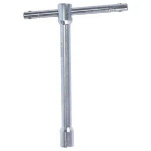 Chave T Curta C/ Soquete Fixo Quadrado 8Mm Raven