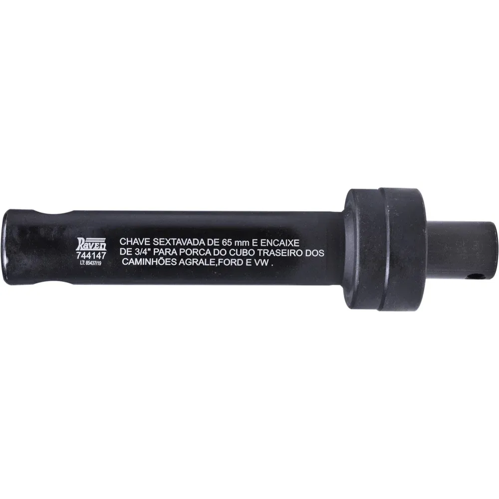 Chave Sextavada 65mm Encaixe 3/4