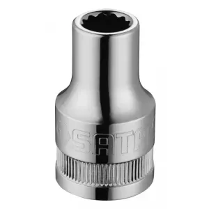 Soquete Estriado 22Mm Encaixe 1/2" Sata