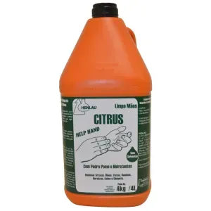 Creme limpeza de mãos citrus 3,9KG help hand HENLAU