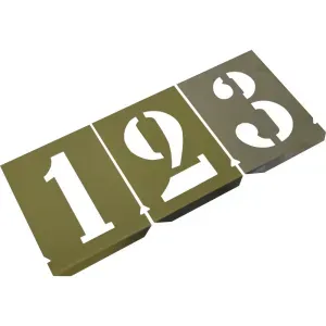 Algarismo em Lâmina 0 a 9 50mm Para Pintura IMK-70 Krause
