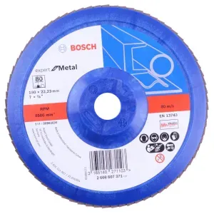 Disco Flap 180x22mm G40 Professional For Metal Bosch
