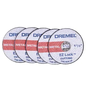 Kit Disco Para Corte De Metal 38MM Ez Lock Dremel - 5 Peças