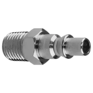 Adaptador Engate Rápido Tipo Racord 1/4" Com Rosca 1/4" Macho AD767M Schweers