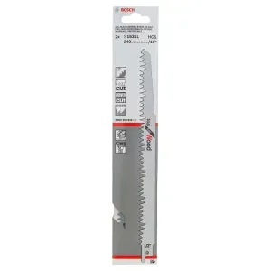 Lâmina de Serra Sabre S1531L para Madeira 2 Peças 240mm Bosch