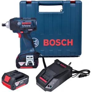 Chave de Impacto a Bateria GDS18V-EC 1/2" 3500ipm 250Nm 18V Bosch