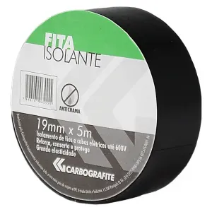 Fita Isolante 19mmX5m Carbografite