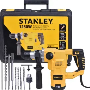 Martelete Perfurador Rompedor 3,5J 1250W Stanley
