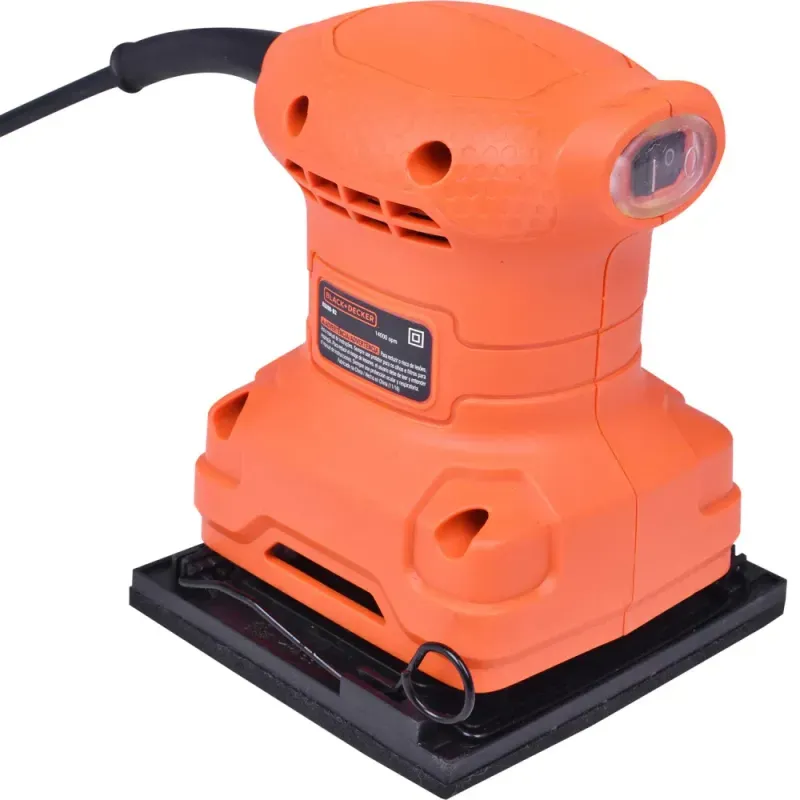 Lixadeira Orbital Folha de Lixa 1/4” 200W 127V Black&Decker