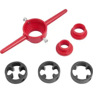 Jogo de Tarraxa Manual para Fazer Rosca Em Cano PVC Nove54