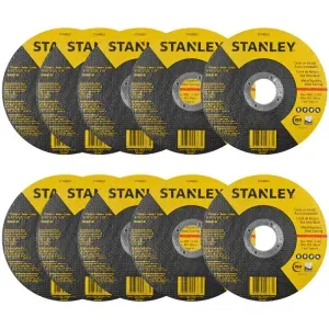 Disco de Corte 115x1,0x22Mm 10 peças STA8061B Stanley