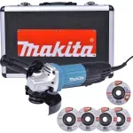 Esmerilhadeira Ang 720W Maleta e Discos GA4534KX Makita-127V