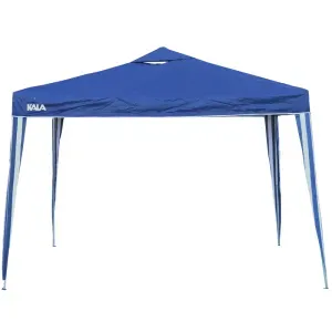 Tenda Gazebo Dobrável em Poliéster Azul 300x300cm Kala