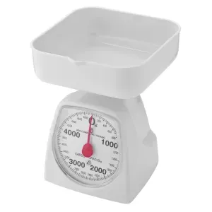 Balança Para Cozinha Mecânica Branca 5kg Kala