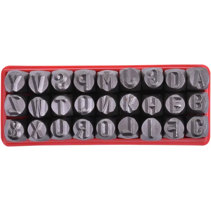 Jogo Punção Alfabeto 5/16" 8 Mm Worker A -Z