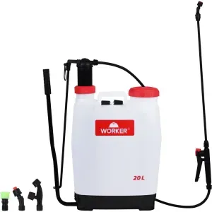 Pulverizador Costal Manual em Plástico Resistente 20L Worker