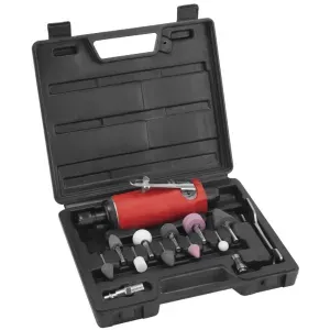 Kit Retificadeira Pneumatica Reta 1/4" Worker