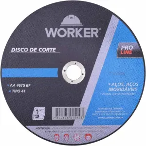 DISCO CORTE FINO INOX WORKER
