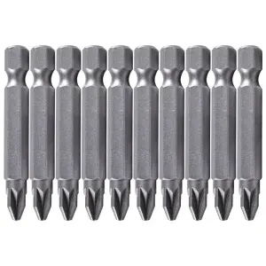 Jogo Ponta Bits Phillips PZ2 50 mm 10 peças 001692-0 Makita