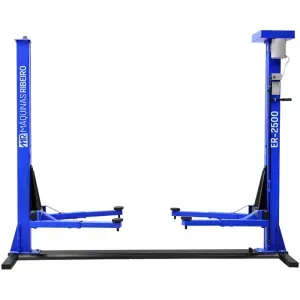 Elevador Automotivo ER2500 2,5T Azul Trif 220V Maquina Ribeiro