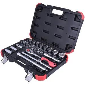 Jogo de Soquetes Sextavados 24 Peças R69003024 Gedore Red