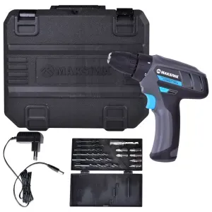 Furadeira/Parafusadeira Recarregável Bivolt 10mm 12V Maksiwa