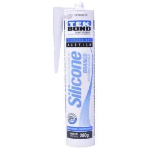 Silicone Branco Tubo 280g Tekbond