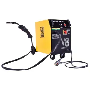 Máquina de Solda MIG Flex 195A com Tocha 6,2kVa 0,8mm 127V V8 Brasil