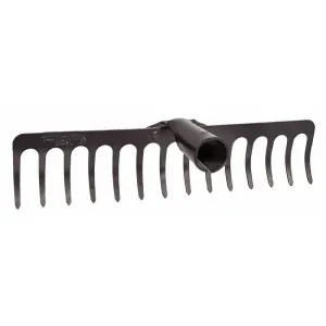 Ancinho metálico curvo leve, 14 dentes, sem cabo Tramontina 77101144