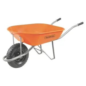 Carrinho de mão, caçamba metálica extrafunda, 80 L, braço metálico Tramontina 77713431