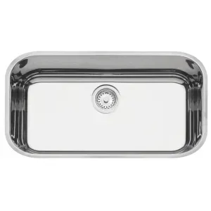 Cuba embutir Lavínia 56 BL Aço Inox Polido 56x34cm Tramontina