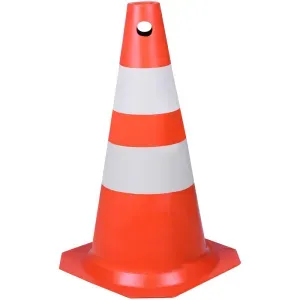 CONE SINALIZACAO PVC 50CM WORKER