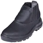 Botina em Couro Preta Vulca Flex 10VB48 Marluvas