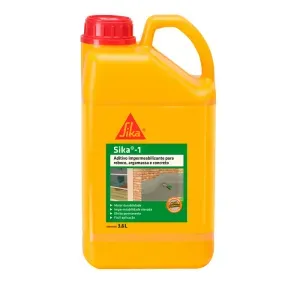 Aditivo Impermeabilizante Sika1 Concreto e Argamassa 3,6L Sika