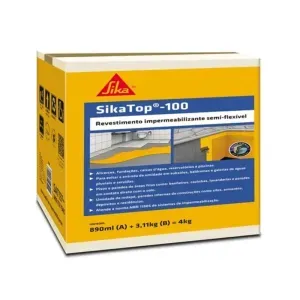 SikaTop 100 Revestimento Impermeabilizante 4kg Sika