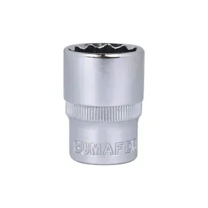 Soquete Estriado 21 mm Encaixe 1/2" Bumafer