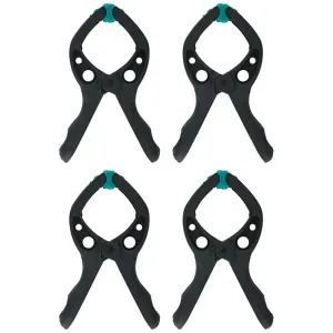 Jogo com 4 Grampos tipo Sargento Microfix 30 mm - 343200 - Wolfcraft