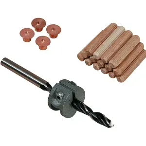 Conjunto para cavilhar de 10mm - Wolfcraft - 291800