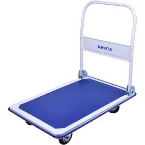 Carrinho Plataforma de Aço Dobrável 300Kg Bumafer
