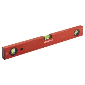 Nível Alumínio Tipo Box 24" 600Mm 3 Bolhas da Worker
