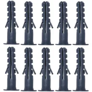 Bucha de Plástico 8 Para Parede Maciça 421278 Worker – 10Pçs