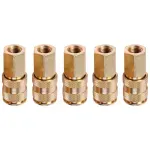 Engate Rápido Esfera 1/4" x 1/4" 5 Peças Worker