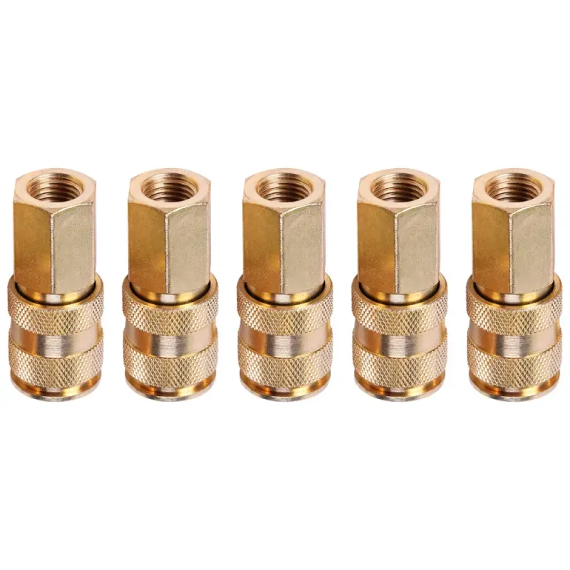 Engate Rápido Esfera 1/4" x 1/4" 5 Peças Worker