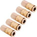 Engate Rápido Esfera 1/4" x 1/4" 5 Peças Worker