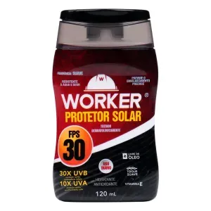 Protetor Solar FPS30 120ml Worker