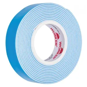 Fita Dupla Face Espuma Uso Interno e Externo 12mm x 1,5m Worker
